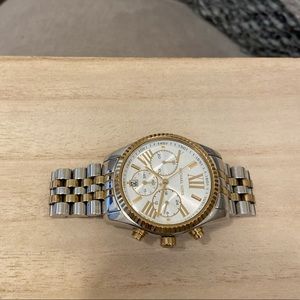Michael Kors two-tone watch